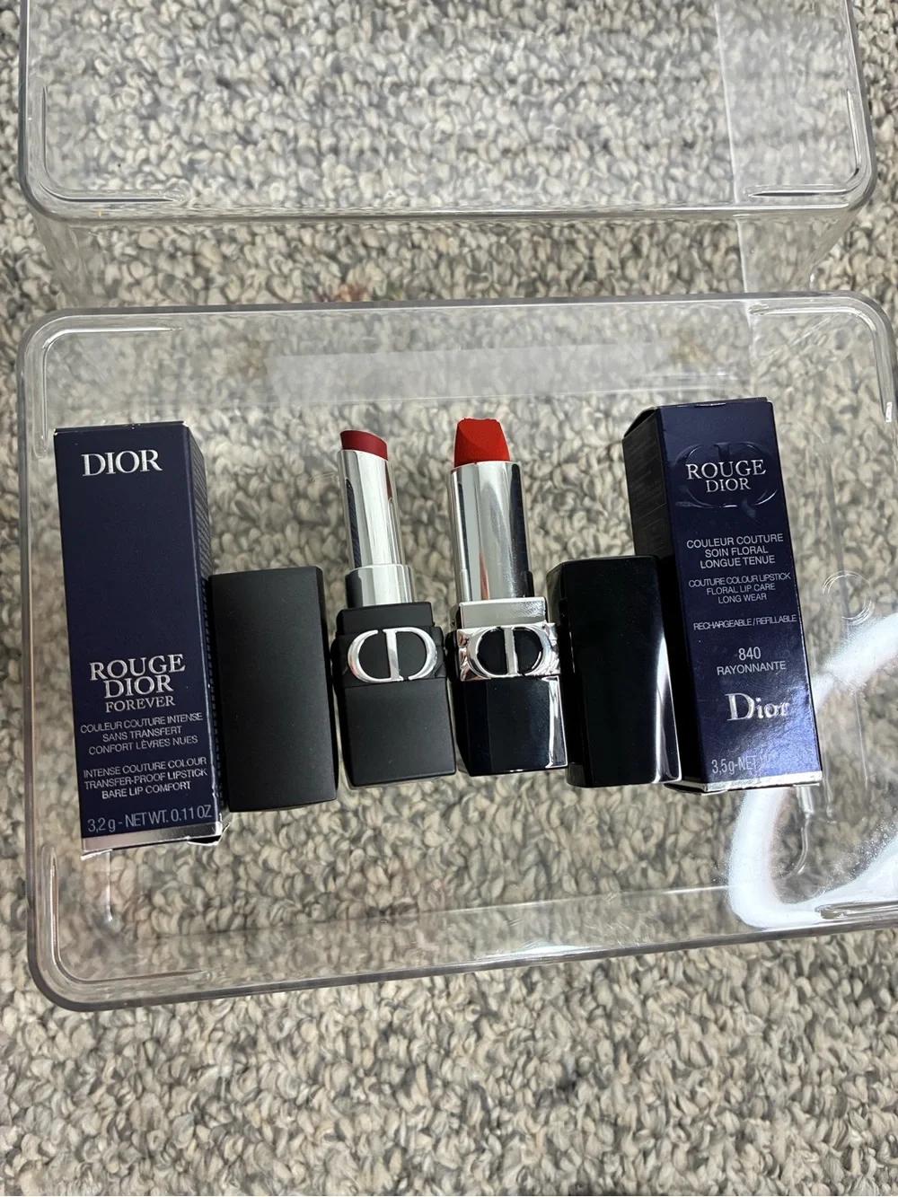 New Dior Rouge Dior Lipstick Duo - Red Shades